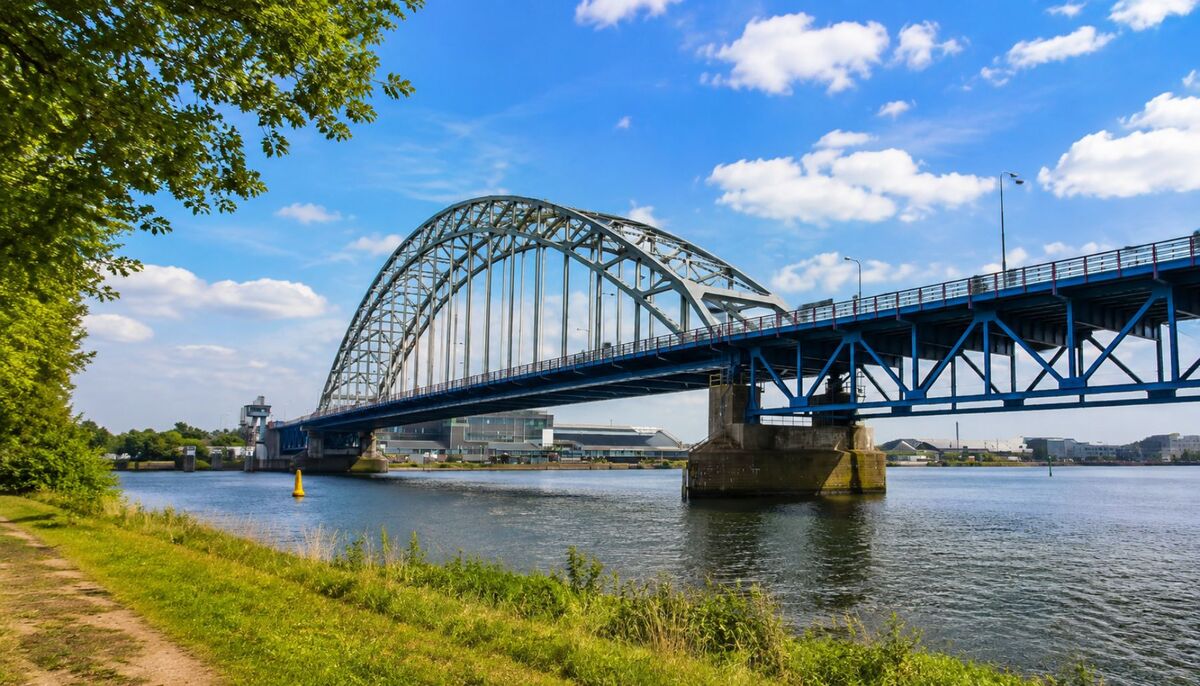 De Ridderkerkse brug over de Noord